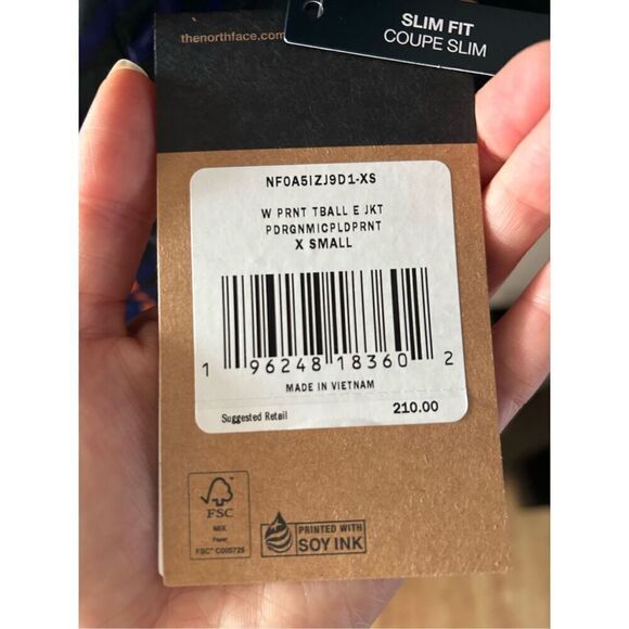 The North Face Women's Printed ThermoBall™ Eco Jacket 2.0 size xs - Picture 3 of 5